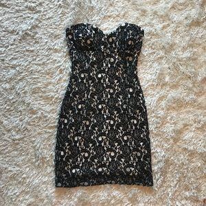 Black Lace Cocktail Dress
